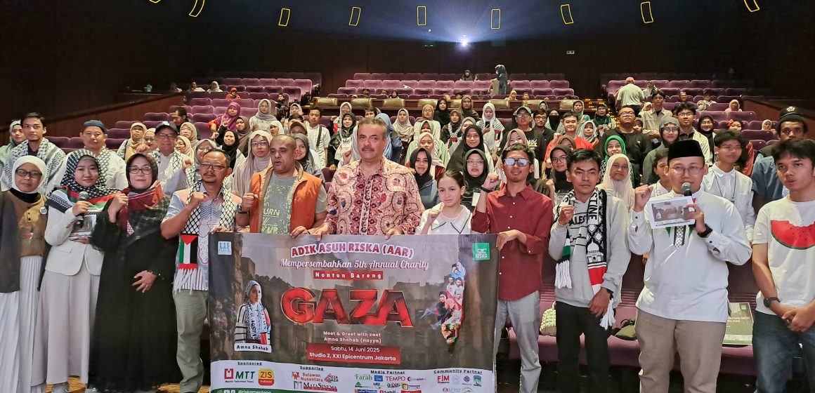 Satukan Langkah Bela Palestina, Adik Asuh RISKA Sukses Bikin Nobar Charity Film Gaza Hayya 3