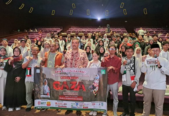 Satukan Langkah Bela Palestina, Adik Asuh RISKA Sukses Bikin Nobar Charity Film Gaza Hayya 3