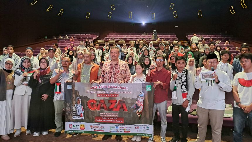 Satukan Langkah Bela Palestina, Adik Asuh RISKA Sukses Bikin Nobar Charity Film Gaza Hayya 3
