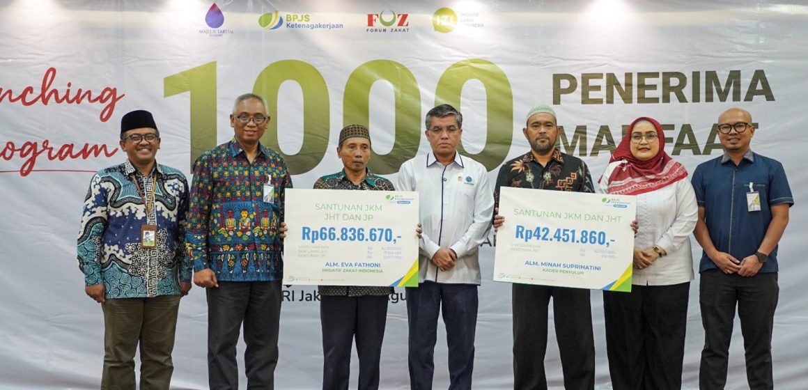 IZI Inisiasi Perdana Jamsostek untuk 1000 Penerima Manfaat Gandeng Kemnaker, BPJS Ketenagakerjaan, & FOZ