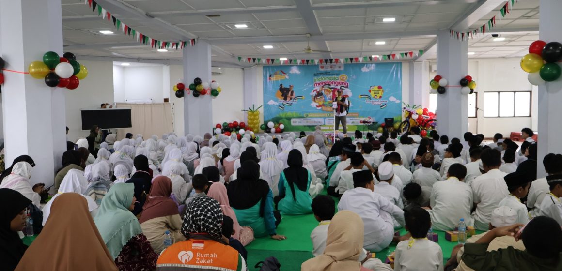 Relawan Rumah Zakat Jakarta Hadirkan Dongeng dan Kepedulian Kemanusiaan Santri TPQ